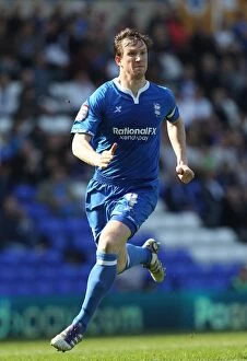 Images Dated 25th March 2012: Steven Caldwell in Action: Birmingham City vs. Cardiff City (Npower Championship, 25-03-2012)