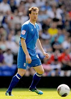 Images Dated 30th July 2011: Steven Caldwell Leads Birmingham City Against Everton in Pre-Season Friendly at St