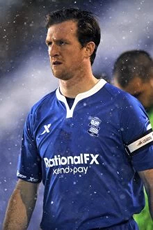 Images Dated 4th February 2012: Steven Caldwell vs Southampton: Npower Championship Showdown at St. Andrew's (04-02-2012)