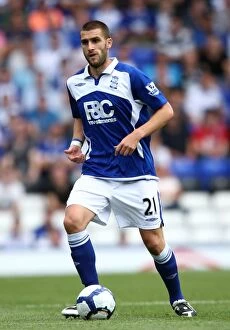Images Dated 22nd August 2009: Stuart Parnaby in Action: Birmingham City vs Stoke City (BPL 2009, St. Andrew's)