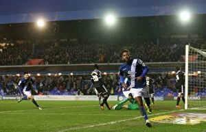 Sky Bet Championship - Birmingham City v Brentford - St. Andrews Collection: Thrilling Debut: Jaques Maghoma Scores Birmingham City's First Goal in Sky Bet Championship Match