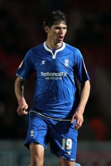Images Dated 30th March 2012: Thrilling Goal: Nikola Zigic Scores for Birmingham City vs Doncaster Rovers