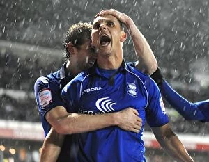 Images Dated 24th November 2012: Thrilling Goal: Peter Lovenkrands Lifts Birmingham City Over Derby County (Npower Championship)