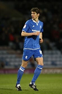 Images Dated 3rd April 2012: Thrilling Performance: Nikola Zigic Leads Birmingham City to Victory Against Burnley