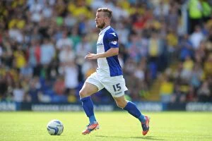 Images Dated 3rd August 2013: Wade Elliott in Action: Birmingham City vs. Watford (Sky Bet Championship, August 3, 2013)