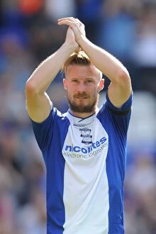 Images Dated 3rd August 2013: Wade Elliott in Action: Birmingham City vs. Watford (Sky Bet Championship, August 3, 2013)