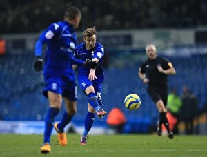 Images Dated 5th January 2013: Wade Elliott Scores the First Goal: Birmingham City's Triumph over Leeds United in FA Cup Third