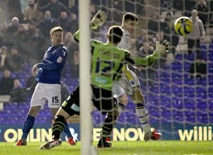 Images Dated 15th January 2013: Wade Elliott Scores the Opener: Birmingham City vs Leeds United (FA Cup Third Round Replay, St)