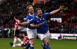 Images Dated 28th January 2012: Wade Elliott's Hat-Trick: Birmingham City's Triumph Over Sheffield United in FA Cup Fourth Round