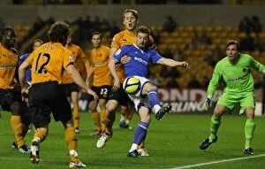 18-01-2012, FA Cup Round 3 Replay v Wolverhampton Wanderers, Molineux Stadium Collection: Wade Elliott's Stunning FA Cup Goal: Birmingham City Triumphs over Wolverhampton Wanderers