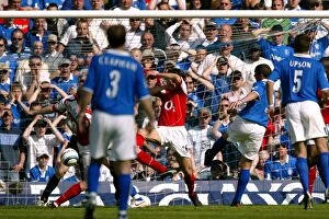 Images Dated 15th May 2005: Walter Pandiani Scores the Opener: Birmingham City vs. Arsenal (May 15, 2005, St. Andrew's)