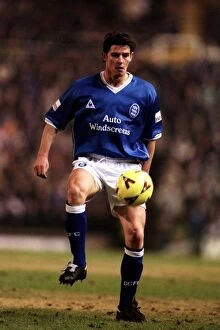 Images Dated 31st January 2001: Worthington Cup Semi-Final Showdown: Danny Sonner's Determined Performance for Birmingham City vs